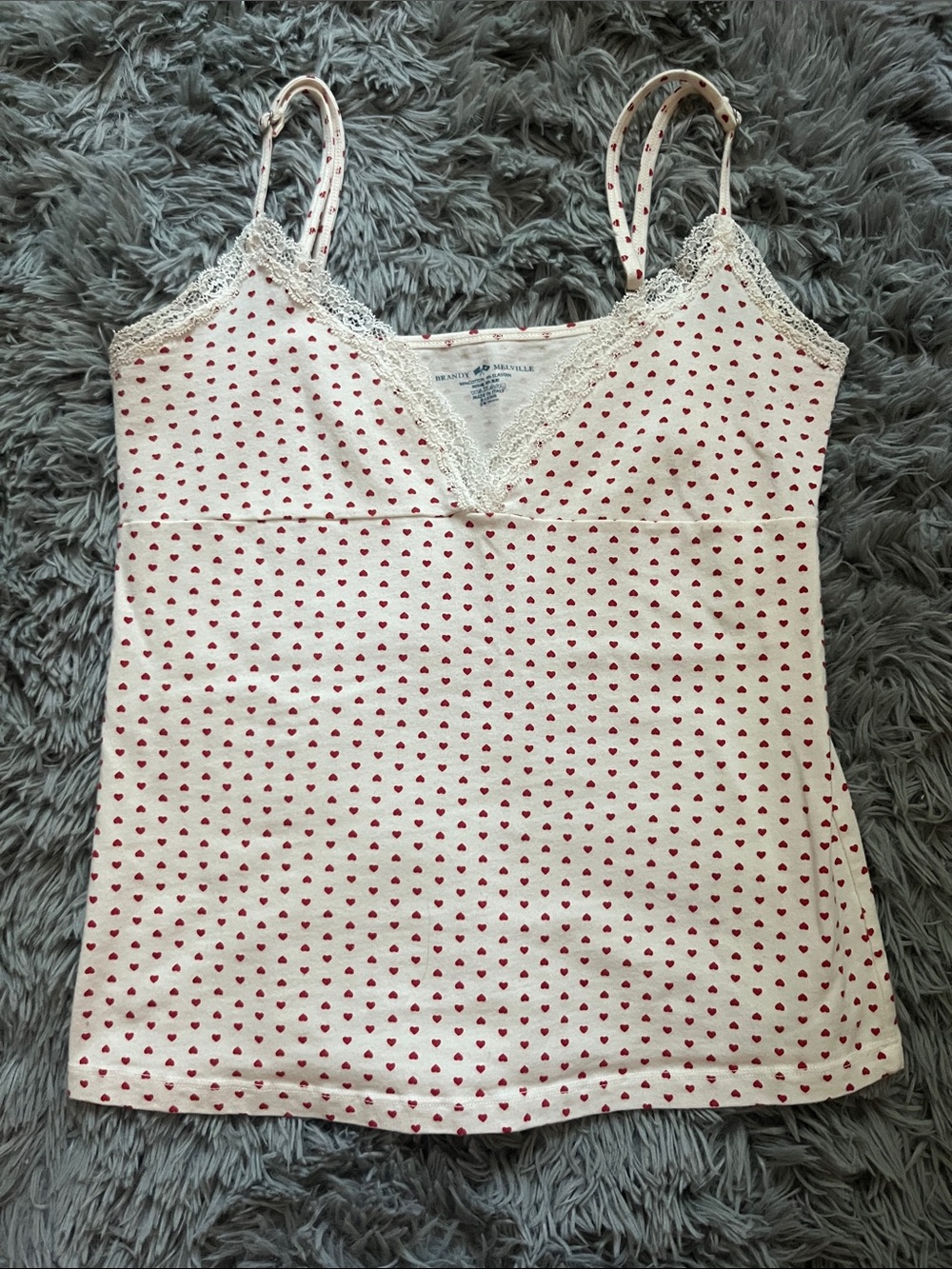 Brandy Melville heart tank top